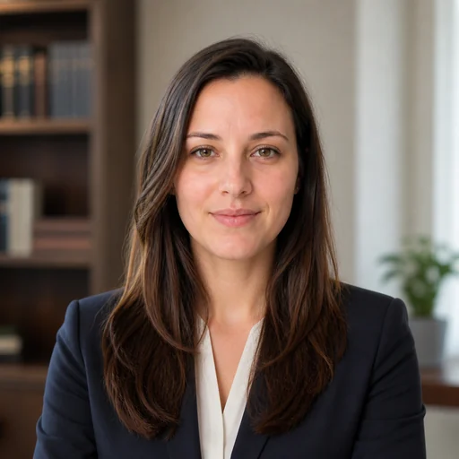 After — fictional Lawyer Headshot result, same subject