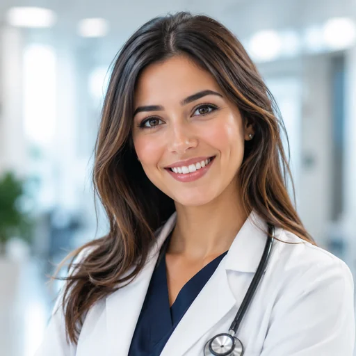 Fictional AI-generated doctor headshot sample