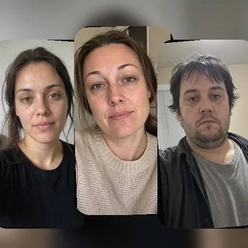Avoid source photo with multiple people visible